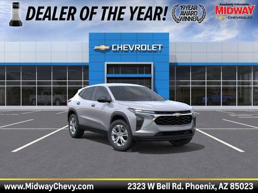 Sterling Gray Metallic 2026 Chevrolet Trax LS