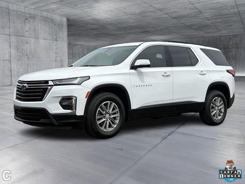Summit White 2023 Chevrolet Traverse LT Cloth