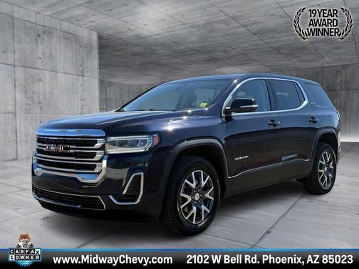 Midnight Blue Metallic 2022 GMC Acadia AWD SLE