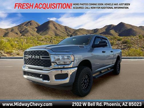 Billet Silver Metallic Clearcoat 2022 RAM 2500 Big Horn Crew Cab 4x4 6'4' Box
