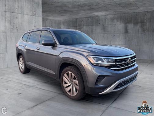 Platinum Gray Metallic 2021 Volkswagen Atlas 3.6L SEL