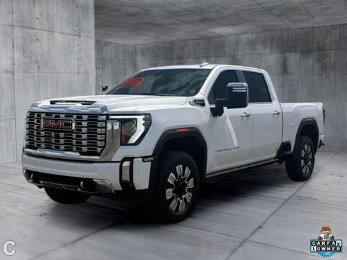 White Frost Tricoat 2024 GMC Sierra 3500 Denali