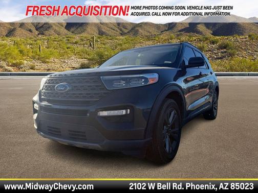 Agate Black Metallic 2021 Ford Explorer XLT