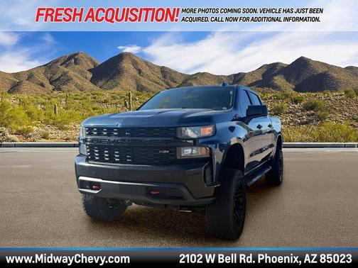 Northsky Blue Metallic 2020 Chevrolet Silverado 1500 Custom Trail Boss