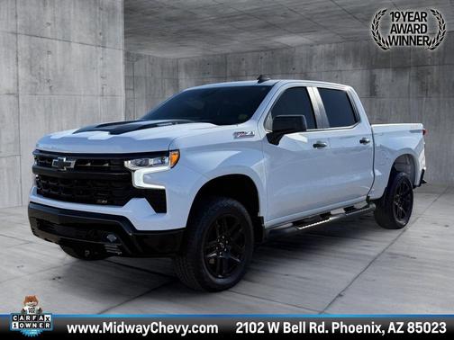 Summit White 2026 Chevrolet Silverado 1500 LT Trail Boss