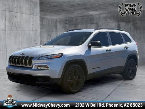 Billet Silver Metallic Clearcoat 2017 Jeep Cherokee Altitude