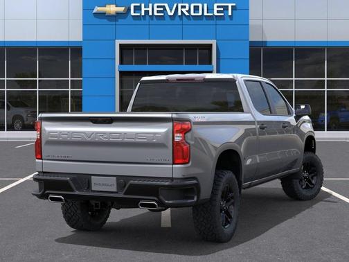 Sterling Gray Metallic 2026 Chevrolet Silverado 1500 Custom Trail Boss