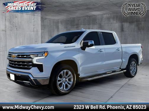 Summit White 2022 Chevrolet Silverado 1500 LTZ