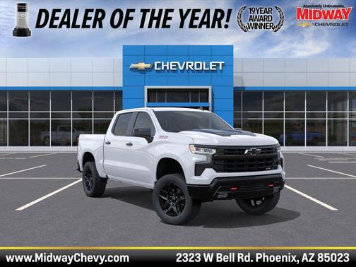 Summit White 2026 Chevrolet Silverado 1500 LT Trail Boss