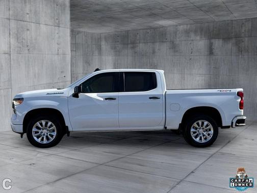 Summit White 2024 Chevrolet Silverado 1500 Custom