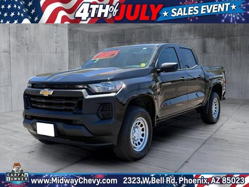 Black 2023 Chevrolet Colorado WT