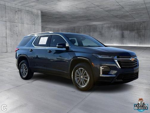Northsky Blue Metallic 2023 Chevrolet Traverse LT Cloth