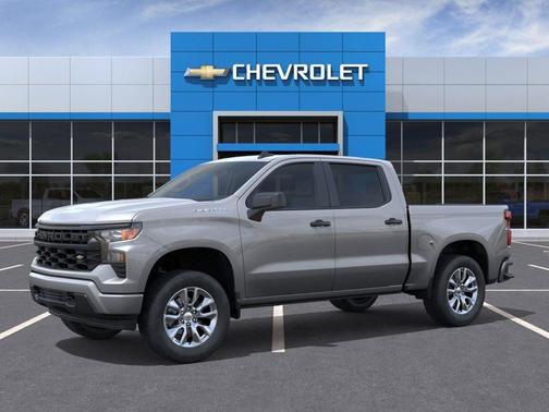 Sterling Gray Metallic 2026 Chevrolet Silverado 1500 Custom