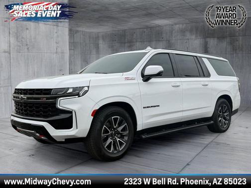 Summit White 2021 Chevrolet Suburban 4WD Z71