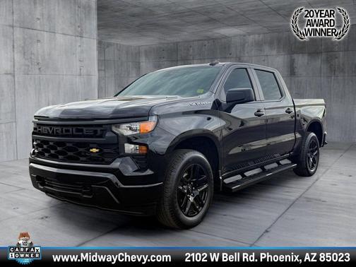 Black 2026 Chevrolet Silverado 1500 Custom