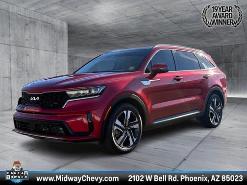 Runway Red 2023 Kia Sorento Hybrid EX