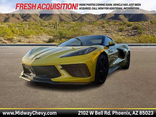 Competition Yellow Tintcoat Metallic 2025 Chevrolet Corvette Stingray w/2LT