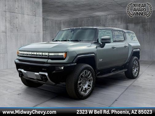 Moonshot Green Matte 2024 GMC HUMMER EV SUV 3X