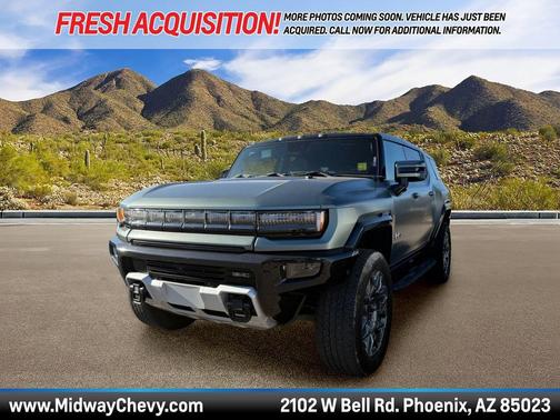 Moonshot Green Matte 2024 GMC HUMMER EV SUV 3X