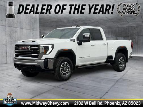 Summit White 2024 GMC Sierra 2500 SLE