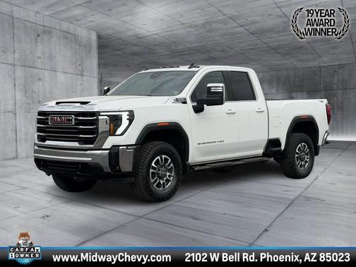 Summit White 2024 GMC Sierra 2500 SLE