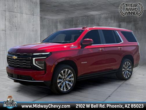 Radiant Red Tintcoat 2025 Chevrolet Tahoe 4WD High Country