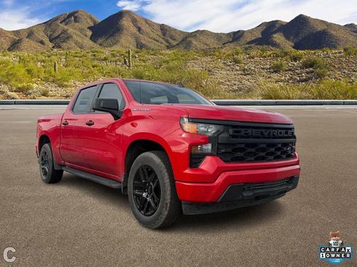 Red Hot 2025 Chevrolet Silverado 1500 Custom