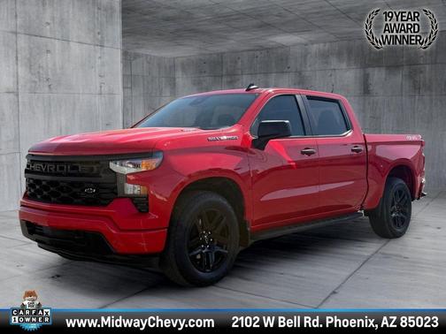 Red Hot 2025 Chevrolet Silverado 1500 Custom