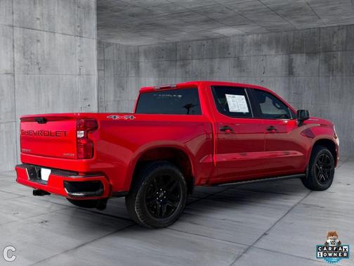 Red Hot 2025 Chevrolet Silverado 1500 Custom