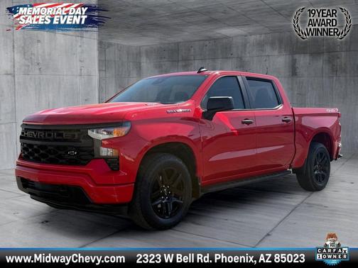 Red Hot 2025 Chevrolet Silverado 1500 Custom