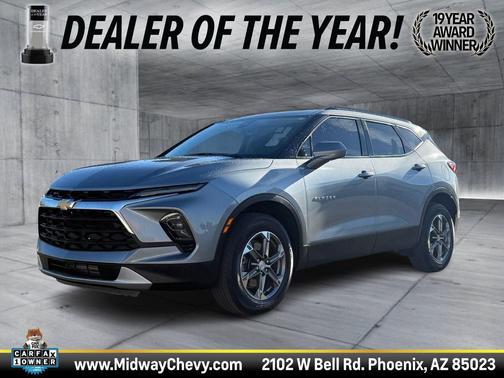 Sterling Gray Metallic 2023 Chevrolet Blazer 2LT