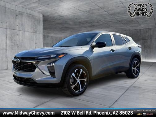 Sterling Gray Metallic 2024 Chevrolet Trax FWD 1RS