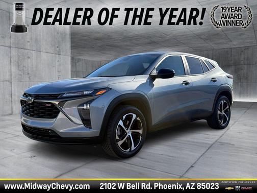 Sterling Gray Metallic 2024 Chevrolet Trax FWD 1RS