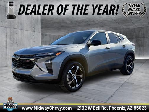 Sterling Gray Metallic 2024 Chevrolet Trax FWD 1RS