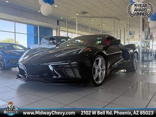 Black 2020 Chevrolet Corvette Stingray w/1LT