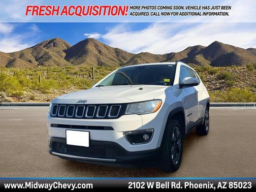White Clearcoat 2021 Jeep Compass Limited