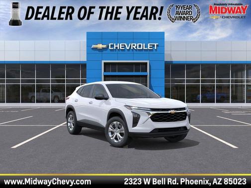 Summit White 2026 Chevrolet Trax LS