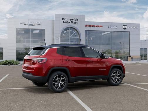 Red Hot Pearlcoat 2026 Jeep Compass Limited