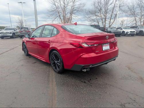 Supersonic Red 2025 Toyota Camry SE