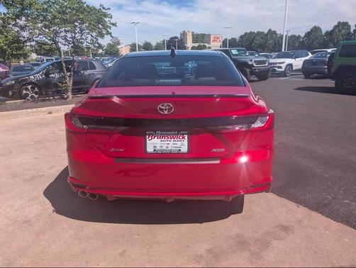 Supersonic Red/Midnight Black Metallic 2025 Toyota Camry XSE