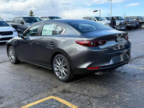 Machine Gray Metallic 2026 Mazda Mazda3 FWD w/Preferred Package