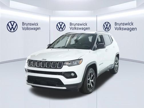 Bright White Clearcoat 2024 Jeep Compass Limited
