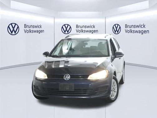 Night Blue Metallic 2016 Volkswagen Golf SportWagen TSI S 4-Door