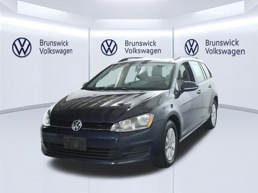 Night Blue Metallic 2016 Volkswagen Golf SportWagen TSI S 4-Door