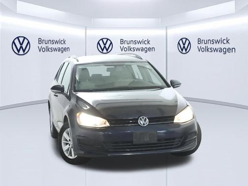 Night Blue Metallic 2016 Volkswagen Golf SportWagen TSI S 4-Door