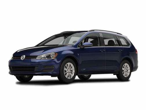 Night Blue Metallic 2016 Volkswagen Golf SportWagen TSI S 4-Door