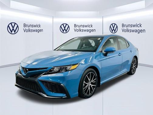 Cavalry Blue 2023 Toyota Camry SE
