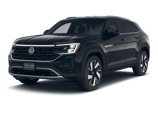 deep black pearl 2026 Volkswagen Atlas Cross Sport 2.0T SE w/Technology 4MOTION