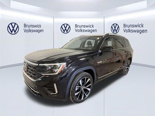 Deep Black Pearl 2024 Volkswagen Atlas 2.0T SEL Premium R-Line 4MOTION