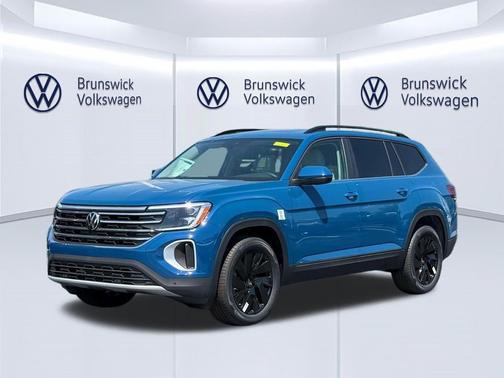 Mountain Lake Blue Metallic 2026 Volkswagen Atlas 2.0T SE w/Technology 4MOTION